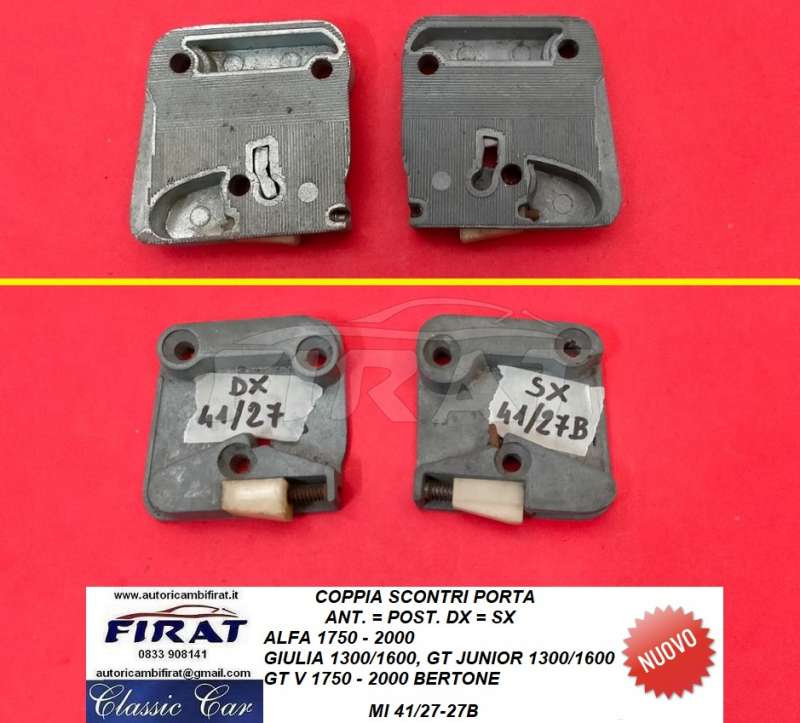 SCONTRO PORTA ALFA ROMEO 1750 2000 GIULIA GT (41/27-27B)